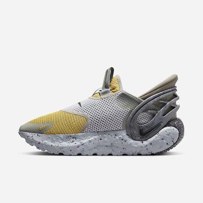 Nike Glide FlyEase Férfi Utcai Cipő Sárga Szürke Szürke Fekete | NI2907-R42