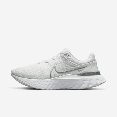 Nike Infinity React 3 Női Futócipő Fehér Platina Metal Titán | NI8052-H32