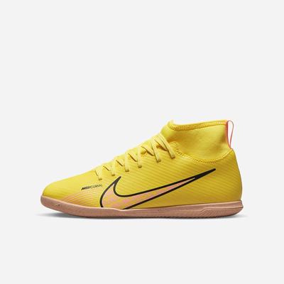Nike Jr. Mercurial Superfly 9 Club IC Gyerek Focicipő Sárga Narancssárga | NI5632-P02