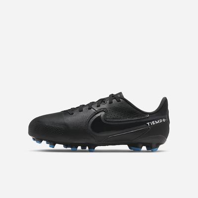 Nike Jr. Tiempo Legend 9 Academy MG Multi-Ground Gyerek Focicipő Fekete Fehér Világos Kék Sötétszürke | NI6278-C93