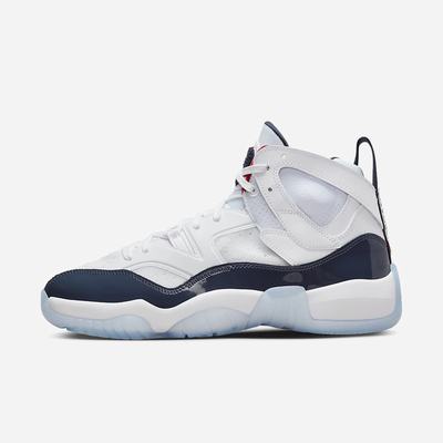 Nike Jumpman Two Trey Férfi Jordan Cipő Fehér Piros Sötétkék | NI5683-N29