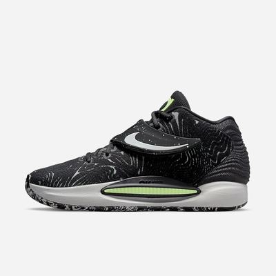 Nike KD14 Női Kosárlabda Cipő Fekete Világos Zöld Fehér Szürke | NI5741-B10