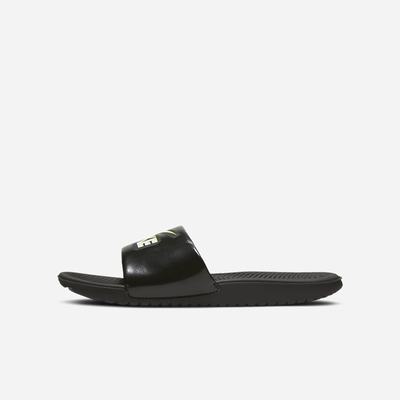 Nike Kawa Gyerek Papucs Fekete Fehér | NI5078-Q63