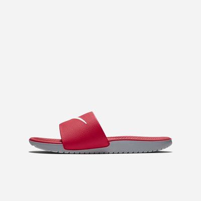 Nike Kawa Gyerek Papucs Piros Fehér | NI6879-U85