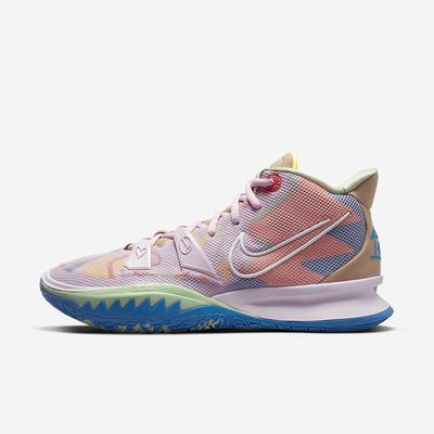 Nike Kyrie 7 Női Kosárlabda Cipő Rózsaszín Narancssárga Fehér | NI1380-R92