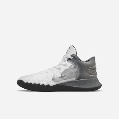 Nike Kyrie Flytrap 5 Gyerek Kosárlabda Cipő Fehér Szürke Fekete | NI5234-C38