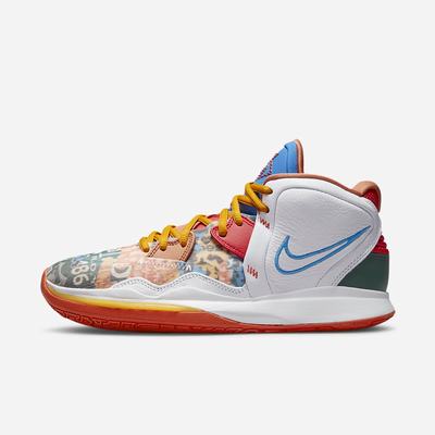 Nike Kyrie Infinity Női Kosárlabda Cipő Fehér Piros Arany Világos Kék | NI3856-W36