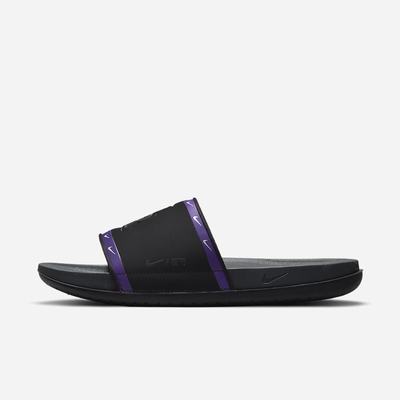 Nike Offcourt (MLB Colorado Rockies) Férfi Papucs Fekete Lila Szürke Sötétszürke | NI1265-S81