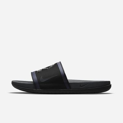 Nike Offcourt (NFL Chicago Bears) Férfi Papucs Fekete Narancssárga Sötétszürke | NI0896-T73