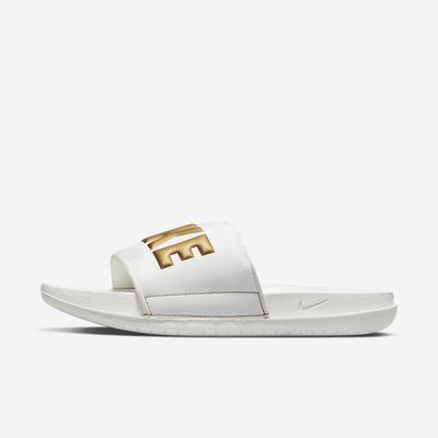 Nike Offcourt Női Papucs Fehér Metal Arany | NI6170-U85