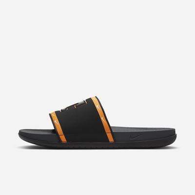 Nike Offcourt (Tennessee) Férfi Papucs Fekete Fehér Sötétszürke | NI3721-E47