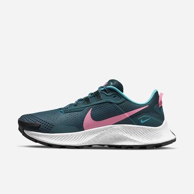 Nike Pegasus Trail 3 Női Futócipő Sötétzöld Sötétkék Türkiz Kék Rózsaszín | NI0983-S01