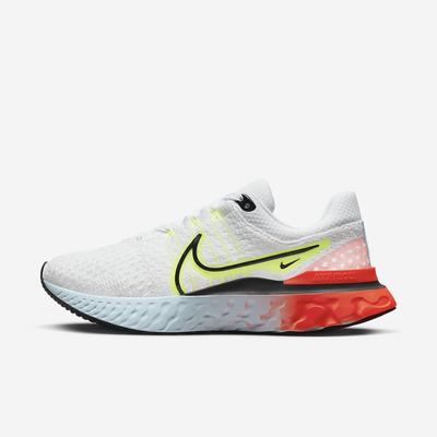 Nike React Infinity Run Flyknit 3 Női Futócipő Fehér Világos Piros Fekete | NI6892-C67