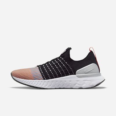 Nike React Phantom Run Flyknit 2 Férfi Futócipő Fekete Narancssárga Zöld Fehér | NI3421-P75