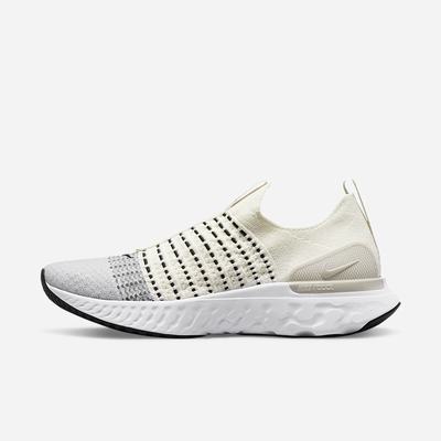 Nike React Phantom Run Flyknit 2 Férfi Futócipő Bézs Fehér Fekete | NI4163-Y35