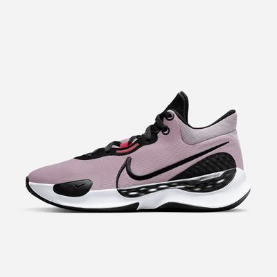 Nike Renew Elevate 3 Férfi Kosárlabda Cipő Fekete Sötétszürke Fehér | NI4190-D19