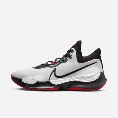 Nike Renew Elevate 3 Női Kosárlabda Cipő Fehér Platina Fekete | NI2314-P48
