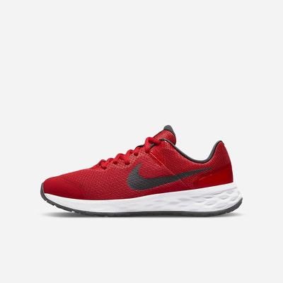 Nike Revolution 6 Gyerek Futócipő Piros Fekete | NI5473-E92
