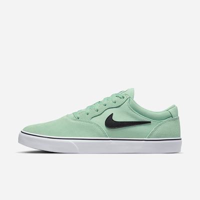 Nike SB Chron 2 Női Deszkás Cipő Zöld Fehér Fekete | NI7408-H12
