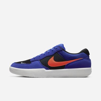 Nike SB Force 58 Férfi Utcai Cipő Sötétkék Fekete Narancssárga | NI7532-A14