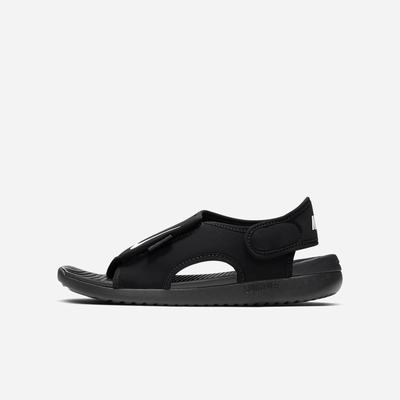 Nike Sunray Adjust 5 V2 Gyerek Szandál Fekete Fehér | NI2413-H96