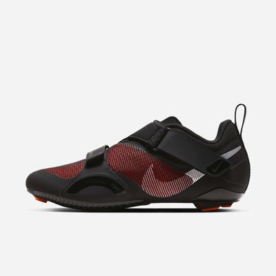 Nike SuperRep Cycle Női Kerékpáros Cipő Fekete Piros Metal Titán | NI4610-Q63