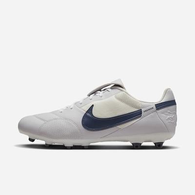 Nike The Premier 3 FG Firm-Ground Férfi Focicipő Szürke Sötétkék | NI8094-F41