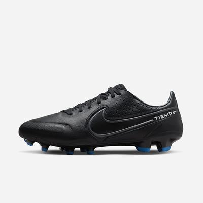 Nike Tiempo Legend 9 Pro FG Firm-Ground Női Focicipő Fekete Fehér Világos Kék Sötétszürke | NI0653-K87