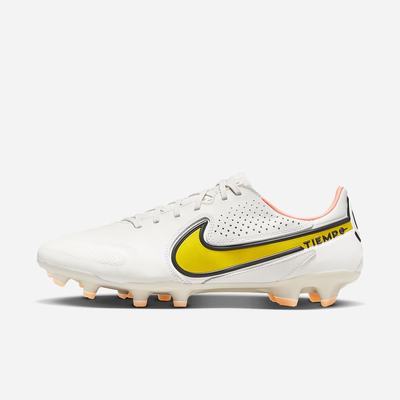Nike Tiempo Legend 9 Pro FG Firm-Ground Női Focicipő Bézs Narancssárga Sárga | NI1398-H70