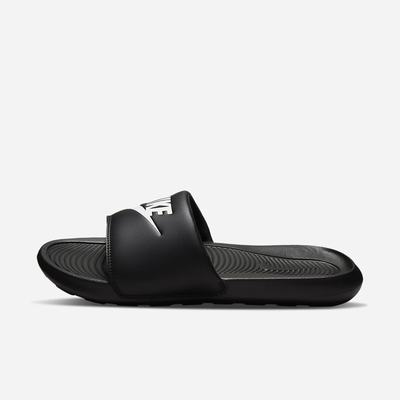 Nike Victori One Férfi Papucs Fekete Fehér | NI7041-L85