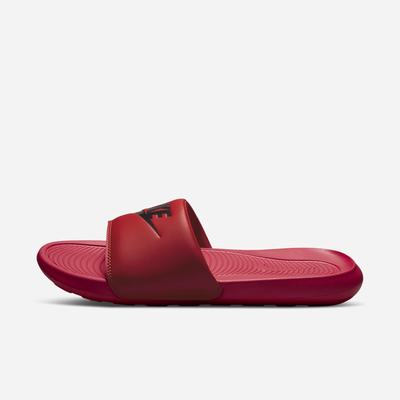 Nike Victori One Férfi Papucs Piros Fekete | NI9180-E34
