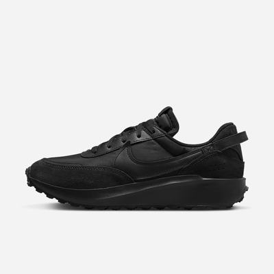 Nike Waffle Debut Férfi Utcai Cipő Fekete Sötétszürke Fekete | NI5163-S37
