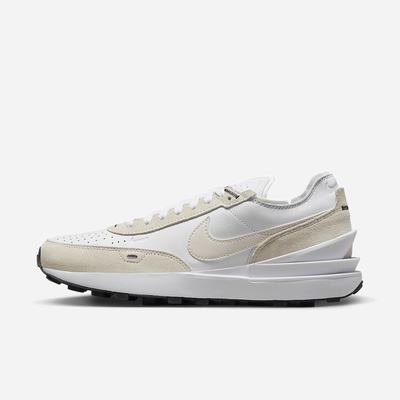 Nike Waffle One Leather Férfi Utcai Cipő Fehér Fekete | NI0569-B50
