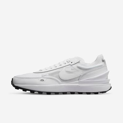 Nike Waffle One Női Utcai Cipő Fehér Fekete Fehér | NI4781-Y62