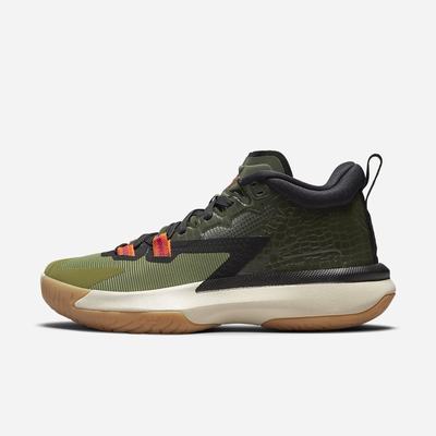 Nike Zion 1 Gyerek Jordan Cipő Sötétszürke Zöld Fekete | NI3428-X49