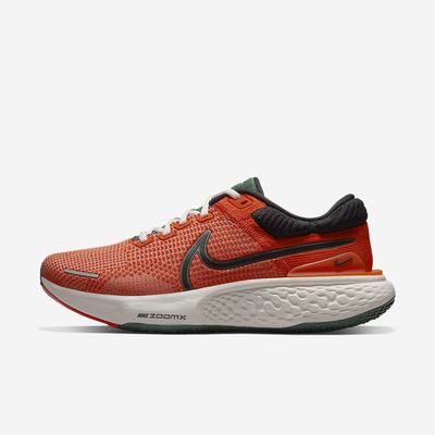 Nike ZoomX Invincible Run Flyknit 2 Férfi Futócipő Narancssárga Zöld Fekete | NI8015-C72