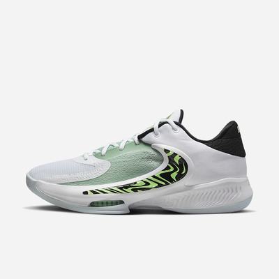 Nike Zoom Freak 4 "Greek Coastline" Férfi Kosárlabda Cipő Fehér Fekete Fehér | NI3871-D26