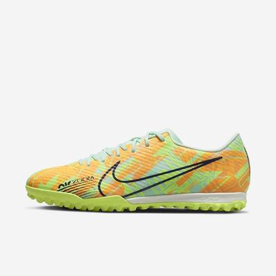 Nike Zoom Mercurial Vapor 15 Academy TF Turf Férfi Focicipő Menta Narancssárga Zöld Fekete Kék | NI7561-B97